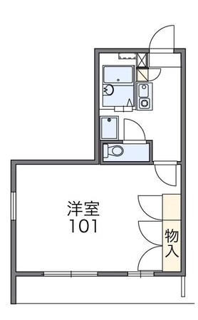 レオパレスドミールＢ館　１１４５４の物件間取画像